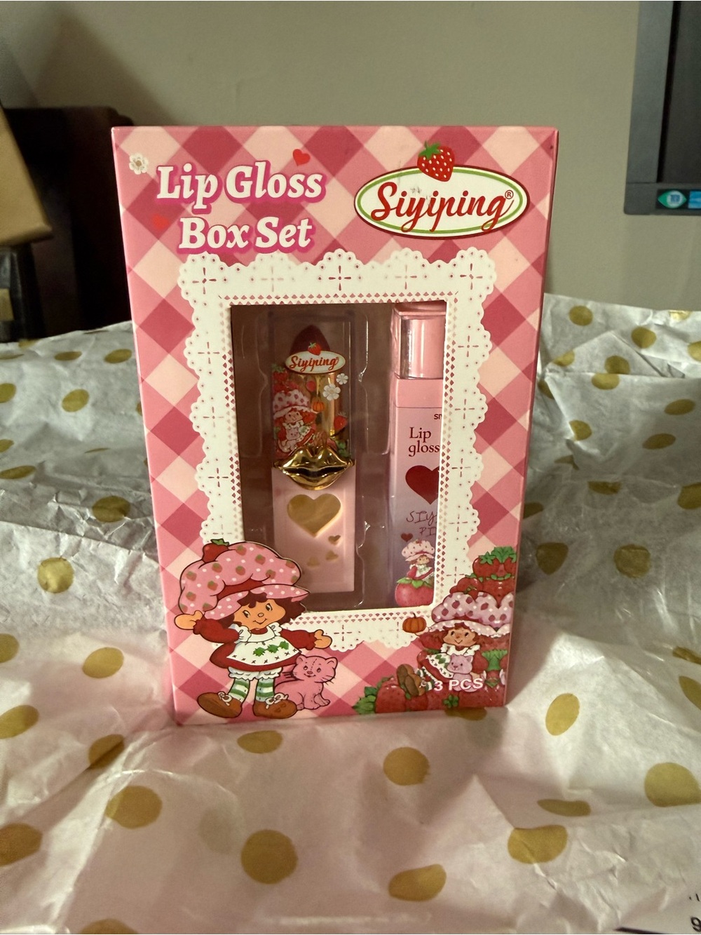 Strawberry shortcake Pink Strawberry Lip Gloss Box Set